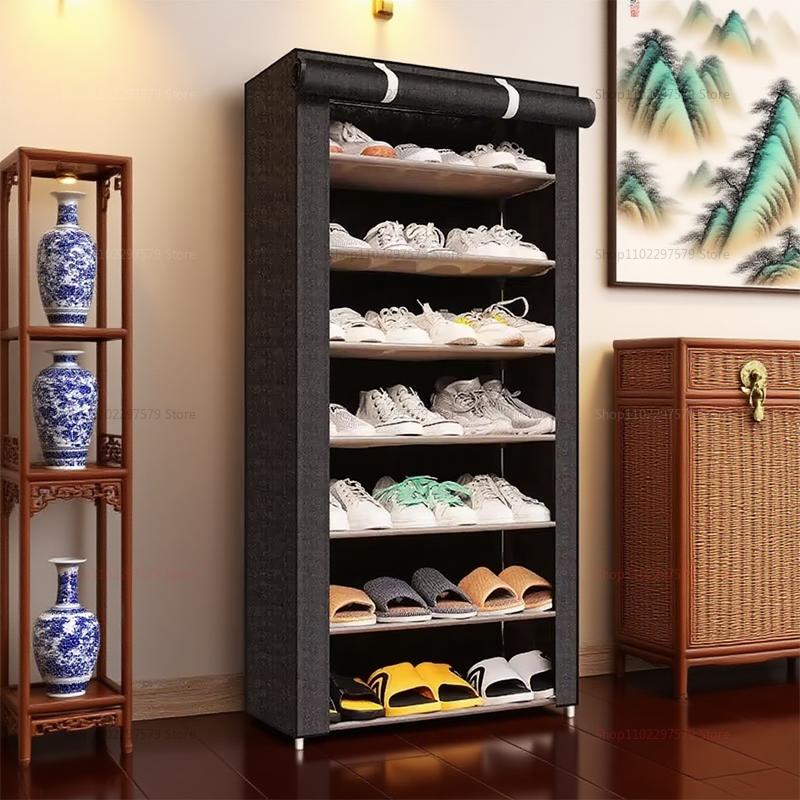 Portable Multi-layer Dustproof Shoe Cabinet for Dorms and Foyers Easy Assembly Storage Organizer for Rental Homes