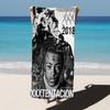 Coperta in Microfibra Hip Hop Z-XXXTentacion Asciugatura Rapida Teli da Spiaggia Stampa Oversize Super Assorbente Coperta Asciugamano per Piscina