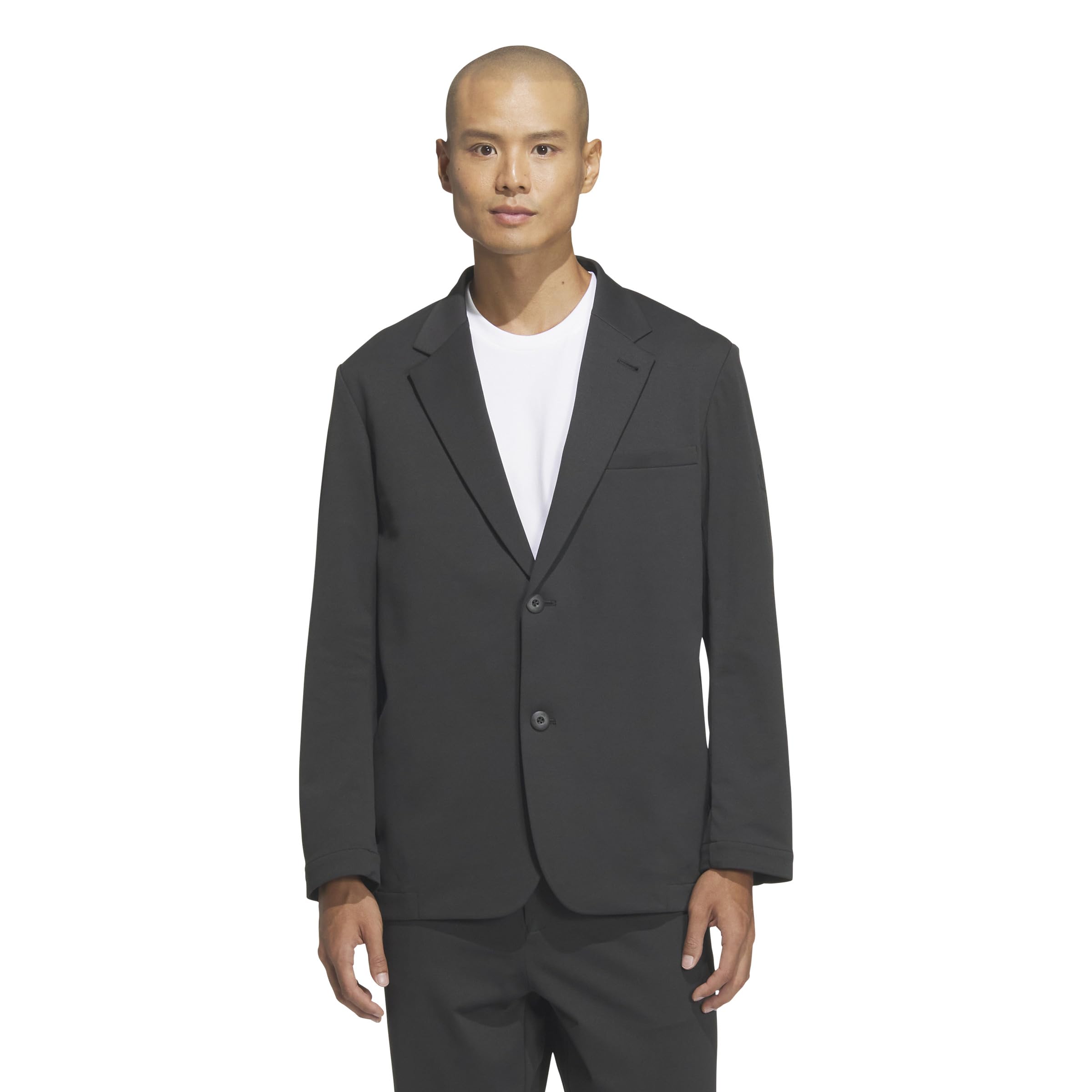 

Мужской пиджак Adidas Premium Regular Fit из двойного трикотажа, KQD71, Черный/Черный (JM2094)