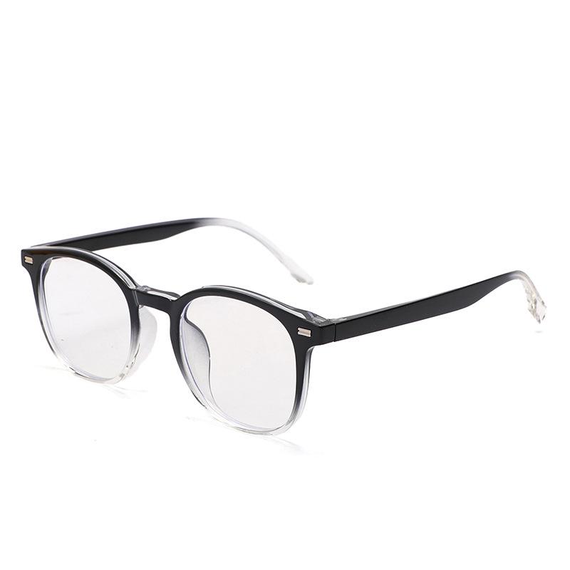 

Unisex Large Frame TR Blue Light Blocking Myopia Glasses - Face Slimming Design