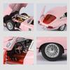 NEW 1/24 Jaguars E-Type Alloy Car Model Sound and Light Pull Back Children's Toy Collectibles Birthday Gift