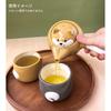 Decole Corporation Shiba Inu Ceramic Tea Pot (with Strainer)