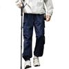 Homlean Trendige Lässige Wanderhosen für Herren, Frühjahr Outdoor Radsport Cargo Locker Sitzende Jogginghosen, HT05 Marineblau 4XL