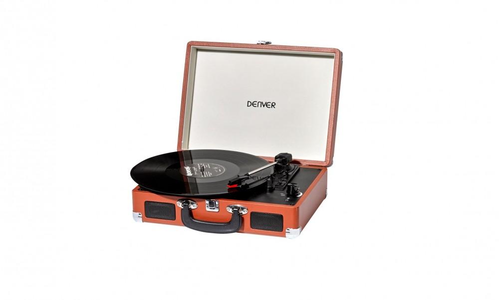 

Denver VPL-120 Brown Turntable, Denver коричневий