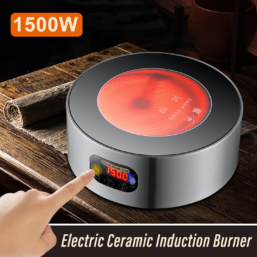 1500W Electric Ceramic Mini Induction Cooker Cooking Teapot No Radiation Water Boiling Induction Cooker Sensor Touch