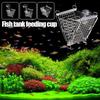 Fisch Acryl Rote Mückenlarven Futterbecher Aquarium Kegel Nematoden Futterspender Fisch Trichter Futterring Abnehmbar Fischbecken Zubehör