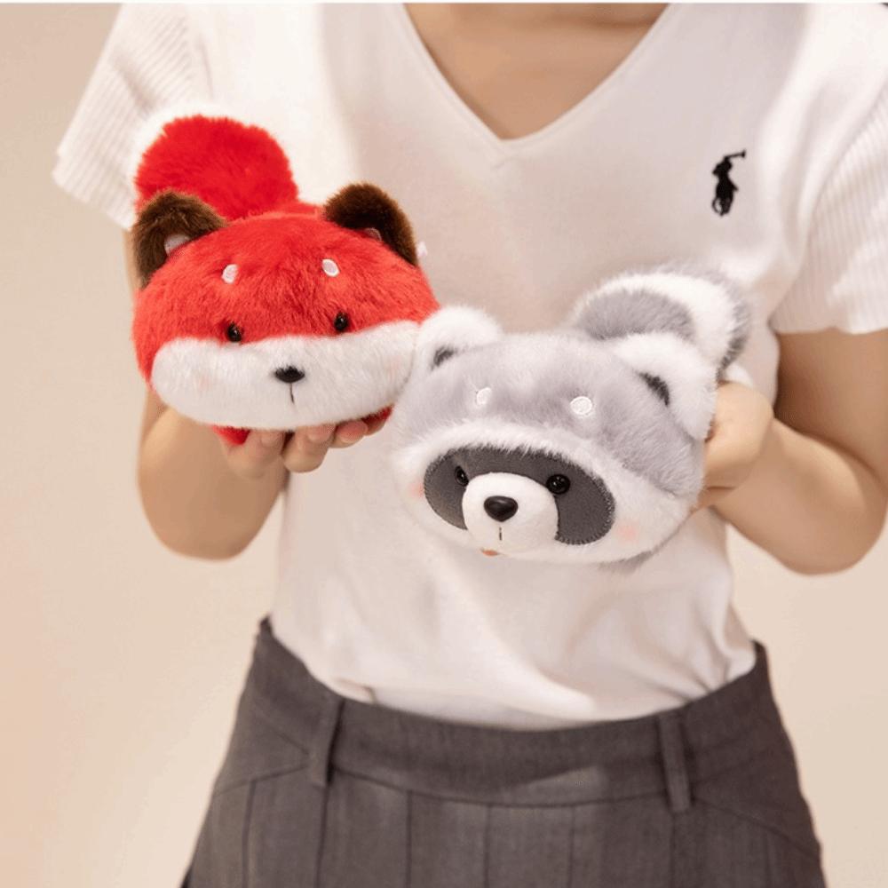 PP Cotton Fridge Magnet Scented Design Raccoon Plush Sweet Magnet Ornament Gift