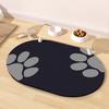Absorbent Cat and Dog Feeding Mat with Non-Slip Design, 40*60cm, Prevents Water or Food Spills, Suitable for Living Room, Garden