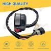 M MATI Left Handlebar Control Engine Start Run Off Headlight Switch For Yamaha Big Bear 350 Warrior 350 Moto-4 225/250/350 PRO-4 Terra Pro