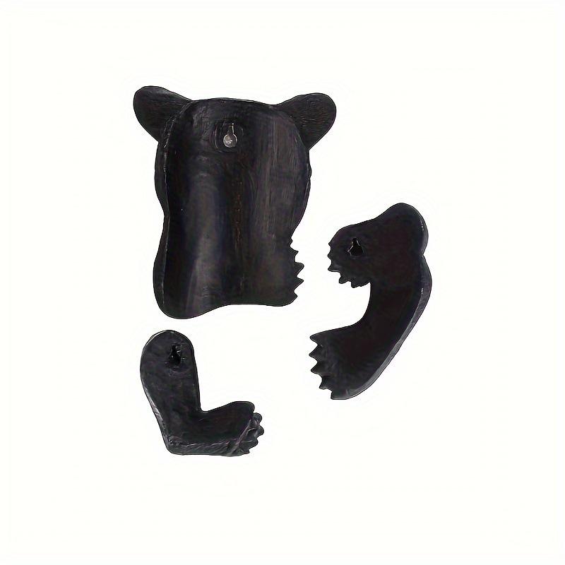 Handmade Resin Black Bear Tree Ornament (2026)