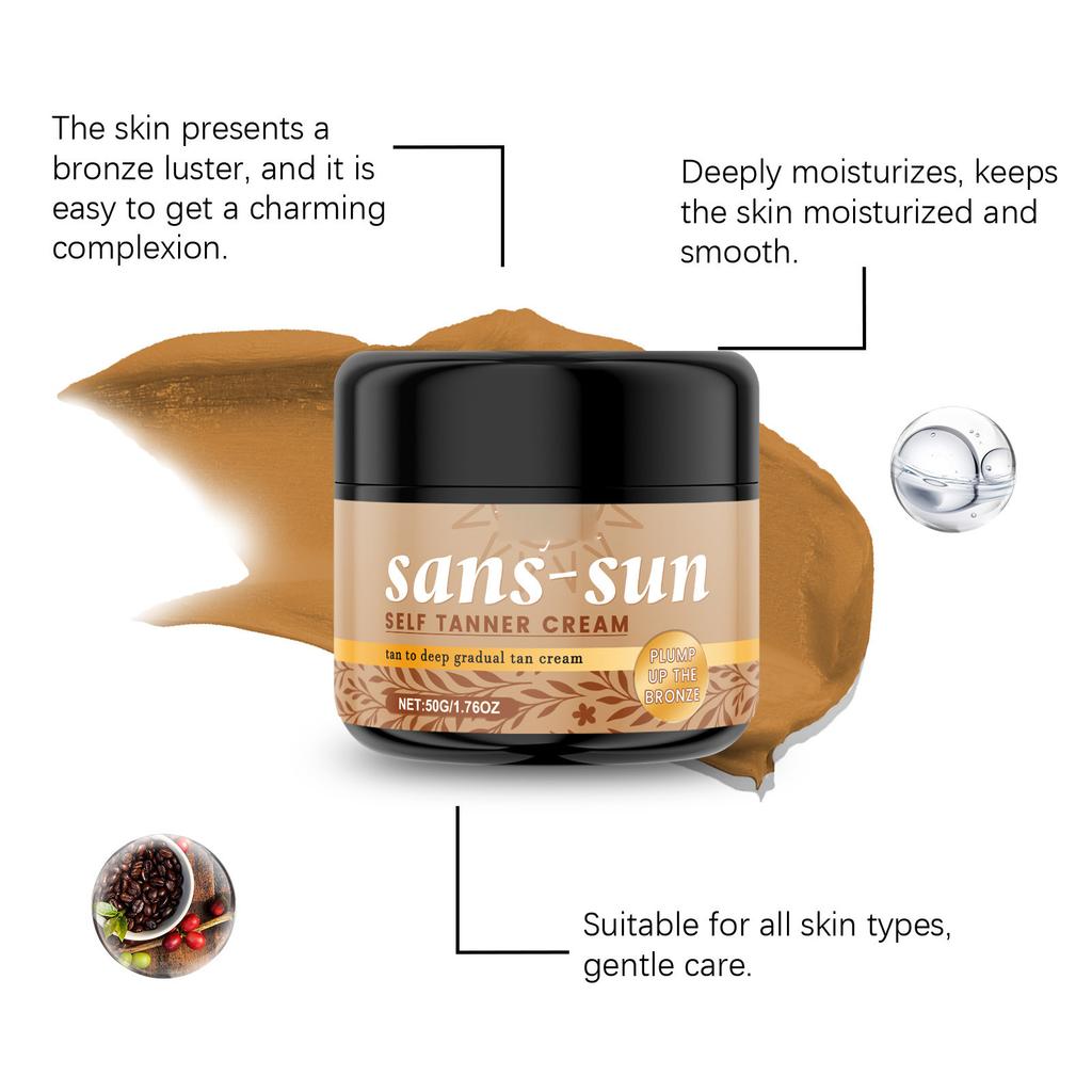 Sunburn Herbal Cream With Tanning And Melanin Generation