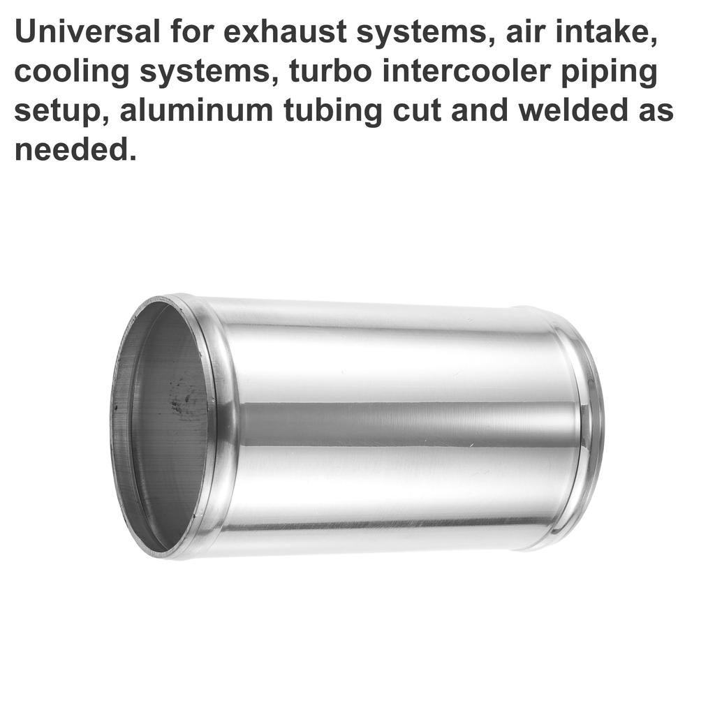 ACROPIX 89mm 3.5" OD 6" 152mm Length Universal Car Aluminum Alloy Intercooler Pipe Straight