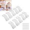 50pcs Clothes Hanger Connector Hooks Space Saving Coat Hanger Connectors for Wardrobe Closet Garderobe