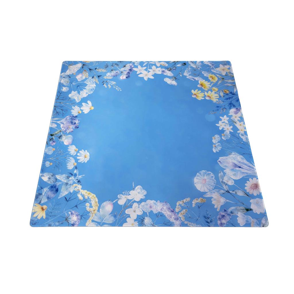 Anti-slip Large Rubber Mahjong Mat Waterproof Rectangular Poker Texas Hold Em Gaming Mouse Pad 33.5X33.5 Inch