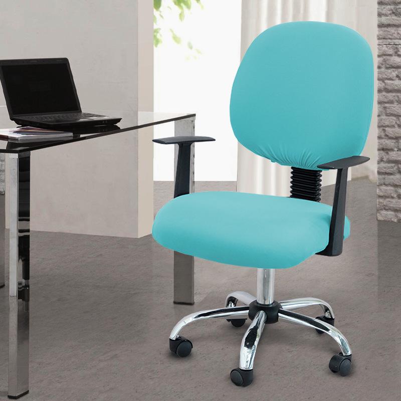 Two-Piece Computer Chair Cover Washable Executive Chair Cover For Computer Stretchable Seat Covers Computers Chairs