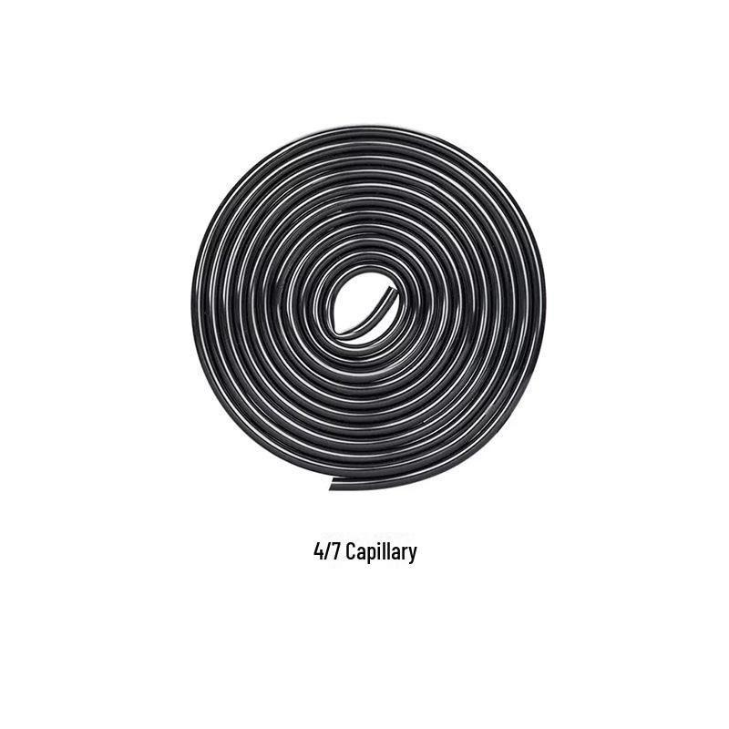 

Капиллярная трубка 4/7 мм: Нетоксичная, безвкусная, мягкая, устойчивая к старению, водосберегающая труба для капельного орошения.