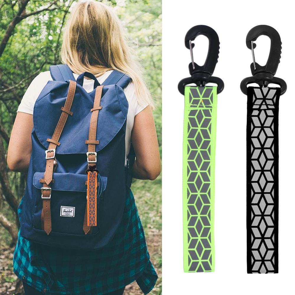 

Многофункциональный светоотражающий рюкзак-подвеска со светоотражающим эффектом, светоотражающие ремни, брелок для одежды зелёный