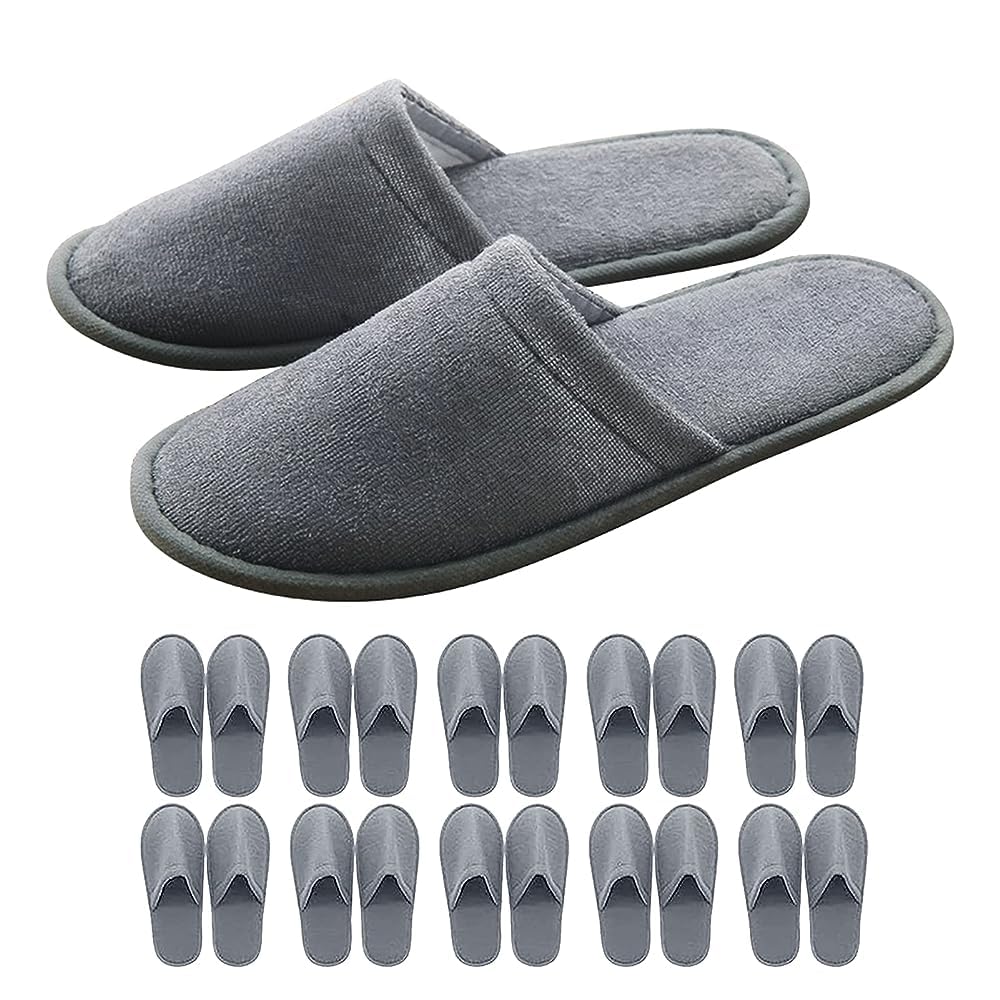 

Darslyn Disposable Slippers for Set of Individually for Indoor Business Inflight Hospital Business and Nursing Premium Ideal for Evacuations and Room