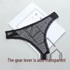 Tanga de Malla Transparente de Tiro Bajo para un Look Sedoso y Coqueto