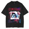 Life is Strange Amante Anime Maglietta Lavata Abbigliamento per tutto l'anno personalità Vestiti Taglie Forti Unisex Nuovo Modello Coppie t-shirt morbide