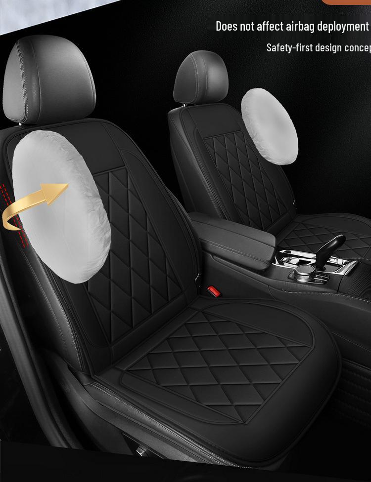 12V Electric Heated Plush Car Seat Cushion for Winter