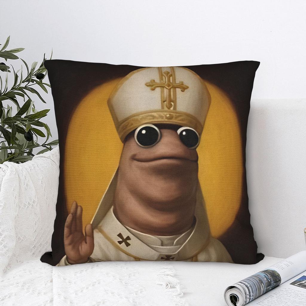 Pope Marcus Marcus The Worm Pillow Cover Square Cushion Cover Kawaii Pillow Case For Living Room Sofa