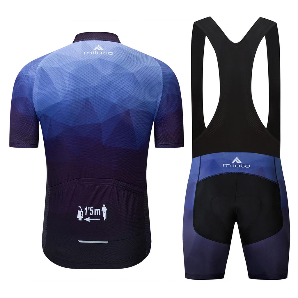 2026 Summer Breathable Cycling Suit Cycling Event Cycling Suit Outdoor, Men's Cycling Suit Short Sleeve Top Shorts Overalls Shorts