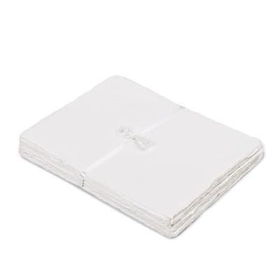 LEATHER VILLAGE Watercolor Paper - Off-White - 9.5 X 12 Inches, 50 Sheets - Mixed Media Watercolor Paper - 150 GSM Heavyweight Deckle Edge Virgin Cott