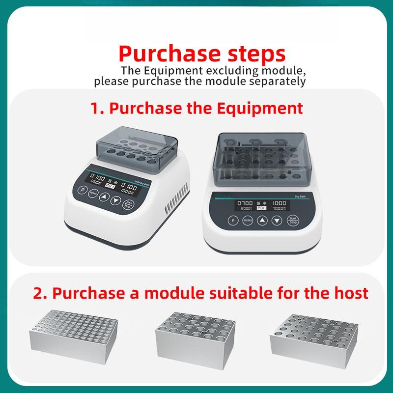 Intelligent Mini Dry Bath Incubator Laboratory Constant Temperature Heater Incubation Shaker With Heating Block