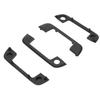 Car Exterior Door Handle 51218122442 Black Door Handle Frame Trim Cover Set for E36 E34 E32