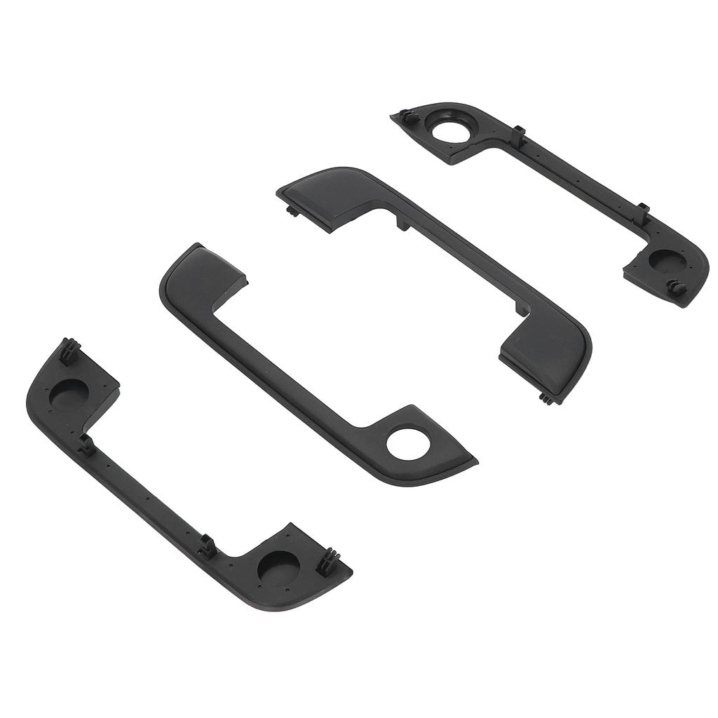 Car Exterior Door Handle 51218122442 Black Door Handle Frame Trim Cover Set for E36 E34 E32