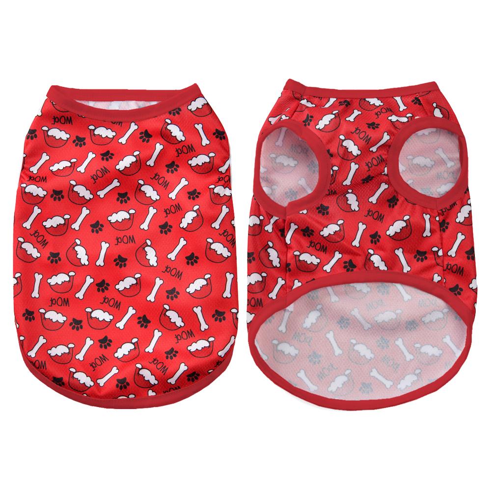 

Дышащая одежда для собак средних и маленьких пород, кошек, мягкая футболка с принтом Санта-Клауса, щенок, шнауцер, чихуахуа, рождественский костюм XS（old）