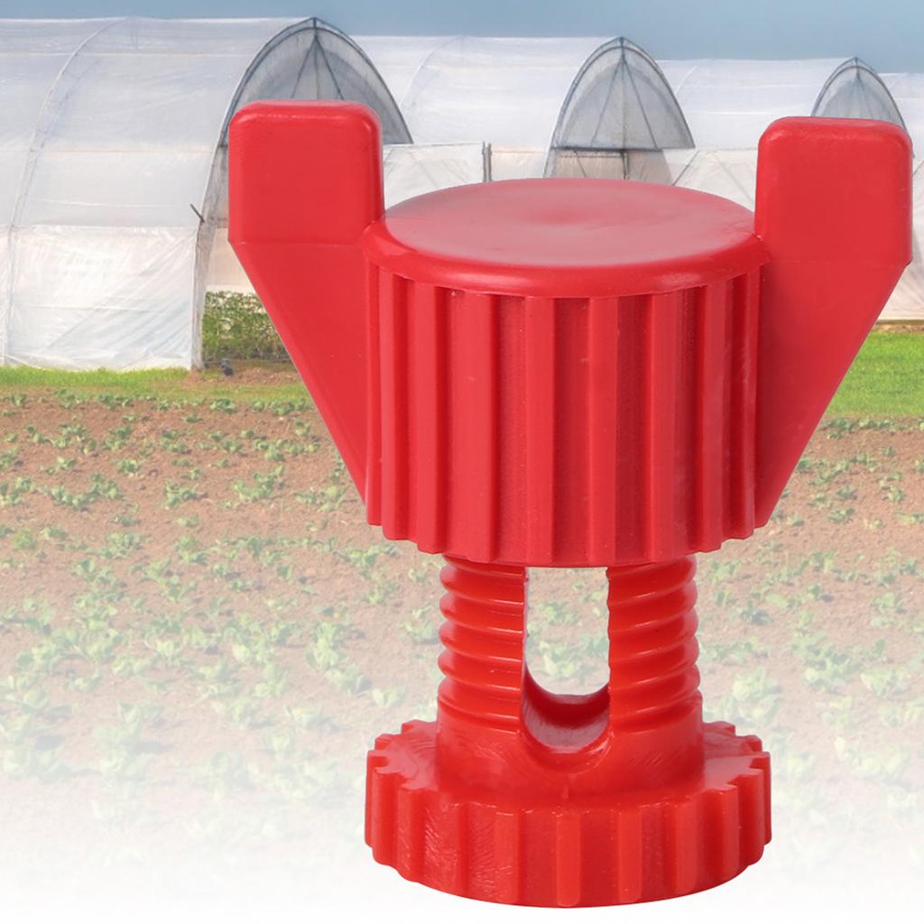 Set de piulițe de șurub din plastic pentru echipamente de fixare a ferestrelor de ventilație, accesorii agricole, roșu, 20 de bucăți