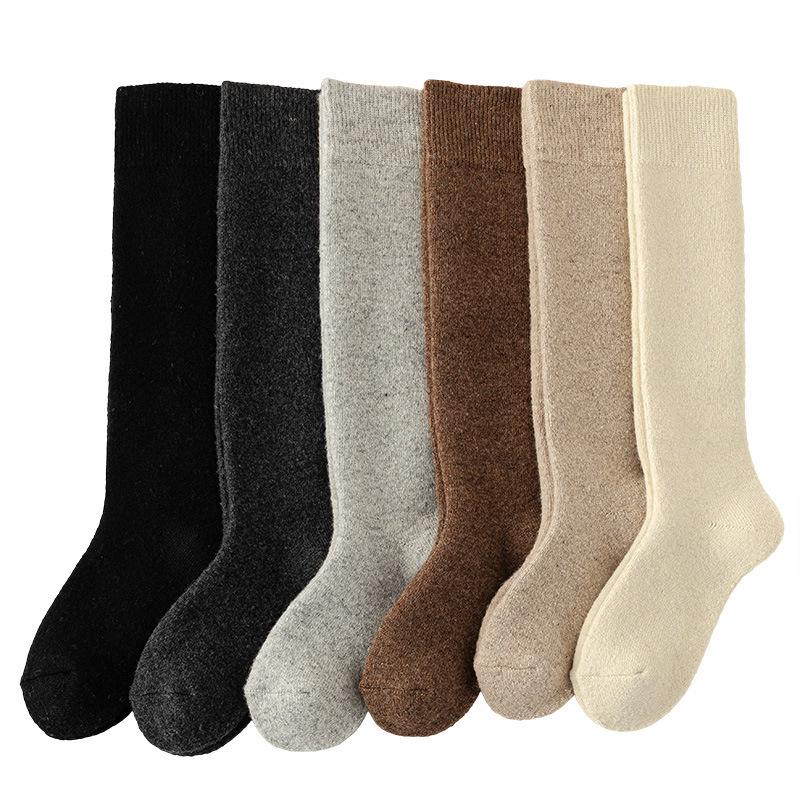 Women's Wool Terry Over-the-Knee Thickened Slimming Socks - Autumn/Winter