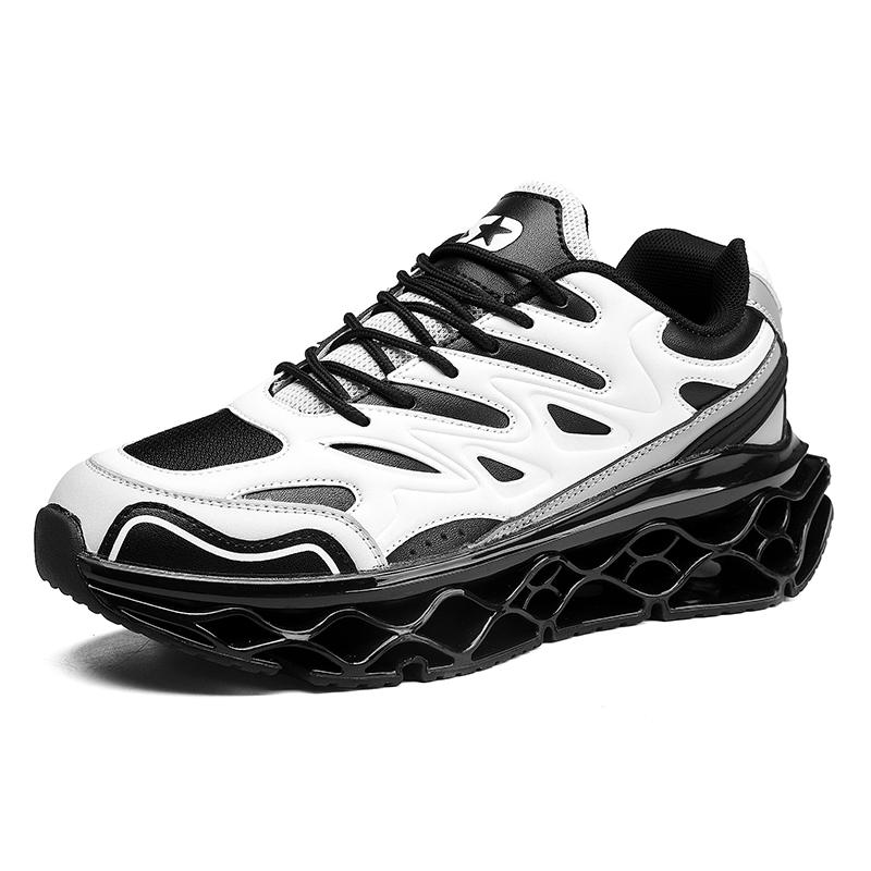 

Мужские кроссовки, спортивная обувь, обувь для бега, модные, противоскользящие, износостойкие, с полой подошвой, для улицы, повседневные, zapatillas hombre 40 белый