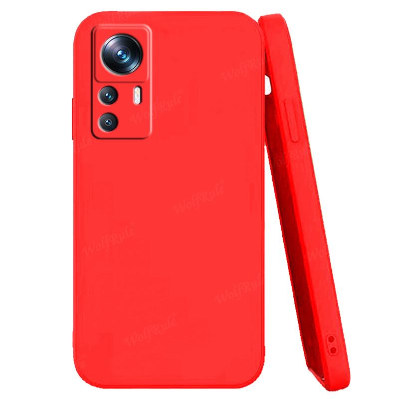 For Cover Xiaomi 12T Pro Case Mi 12T Pro Capa Original Liquid Silicone Shockproof TPU Soft Case Xiaomi Mi 11T 12T 13 Pro Fundas