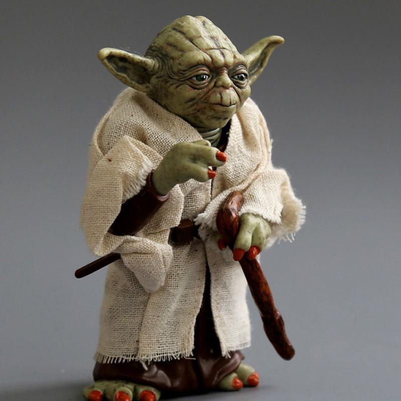 Anime Figure Star War Mandalorian Characters Master With Cloth Action Model Toys Gift YODA Poseable Articulated Scale Detailed Movable Collectible