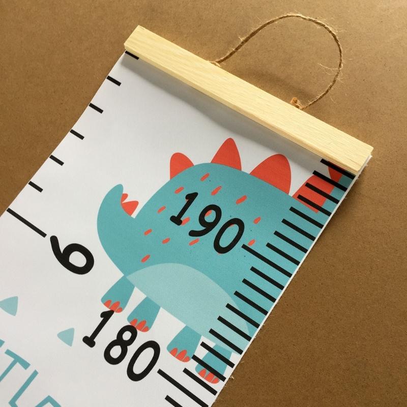 Creative Cartoon Decoration Kids Height Growth Chart Ruler for Kids Wall Meter