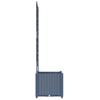 Garden Planter Grey 40 x 40 x 143 cm PP