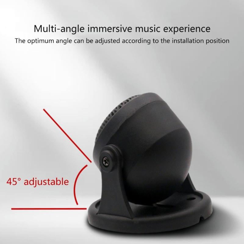 Pre-wired Car Audios Tweeter Universal High Efficiency Mini Dome Tweeter Loudspeaker 20W Loud Speaker