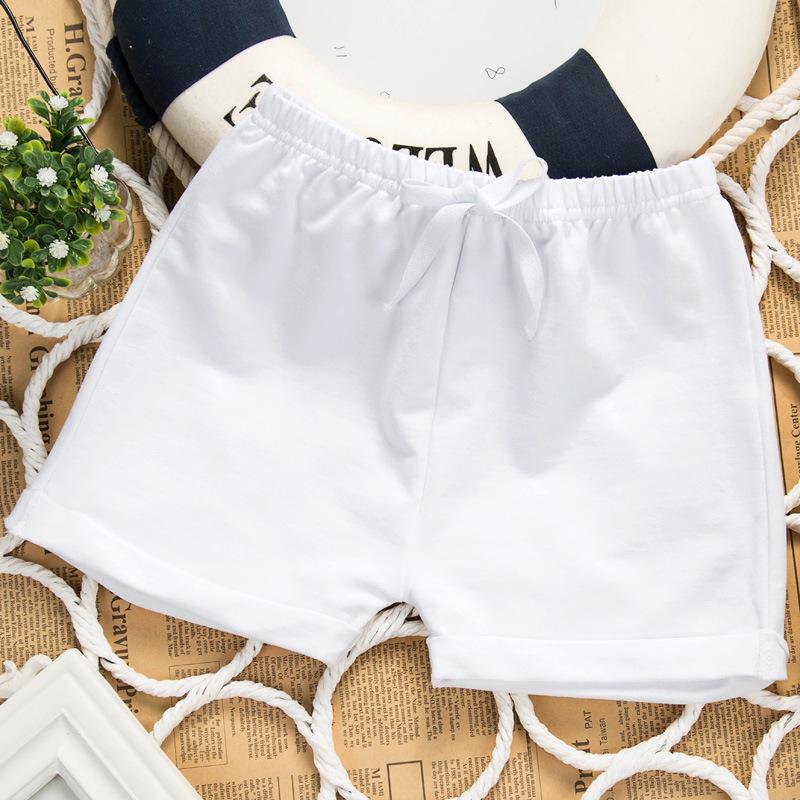 Summer Outer Wear Shorts Boys And Girls Five-Point Pants, Small And Medium-Sized Children s Thin Beach Pants 80 белый