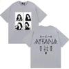 Trendiges Aitana Grafik T-Shirt Herren Damen Popmusik Hip Hop Druck Sommer Streetwear Baumwoll T-Shirt Lässiges Oberteil Geschenk für Fans Streetwear