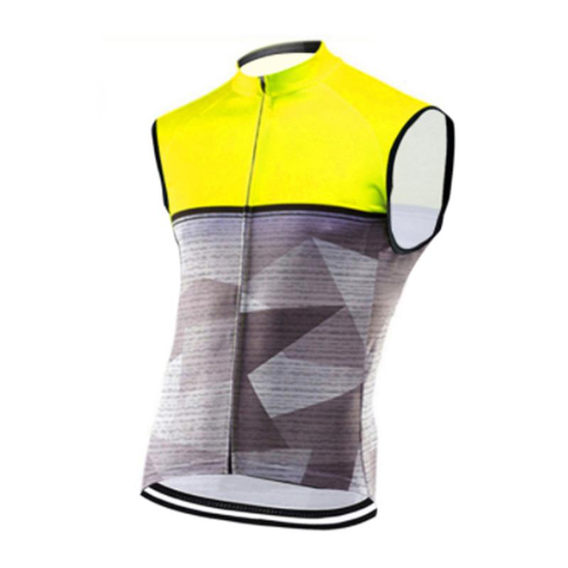 2026 Summer Men's Bicycle Cycling Vest Windproof Running Vest MTB Bike Mesh Fabric Breathable Clothing Sleeveless Road Cycling Jerseys