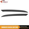 Smoked Black Rear Fog Light Lamp Trim Cover For Ford Mustang 2024-25 Accessories
