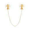 Men's Retro Pixiu Dragon Head Brooch: Creative Alloy Collar Pin for Suits