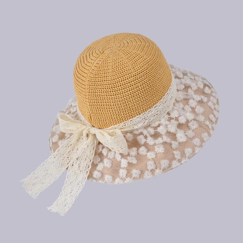er Breathable Sun Protection Straw Hat Vacation Wide Tassel Brim Woven Women's Beach Hats