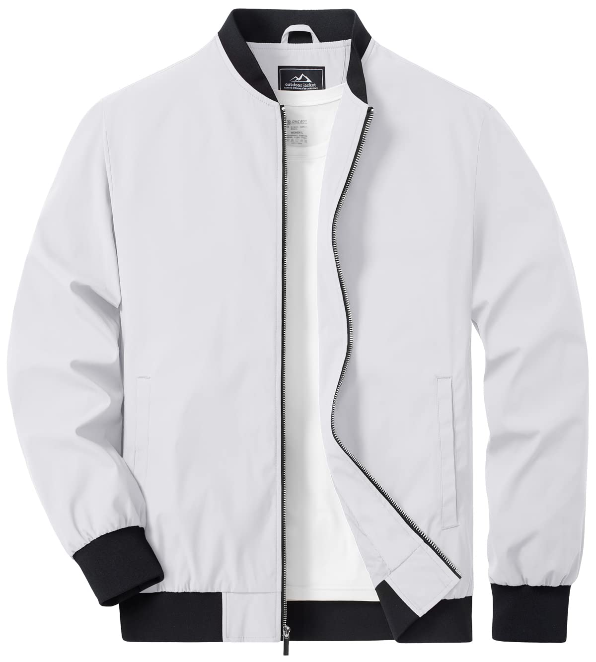 

TACVASEN Lightweight Motorcycle Solid Leisure Work Size 2XL Men s Hoodie, Color, Hoodie, Fashionable, Comfortable, Jacket, White,