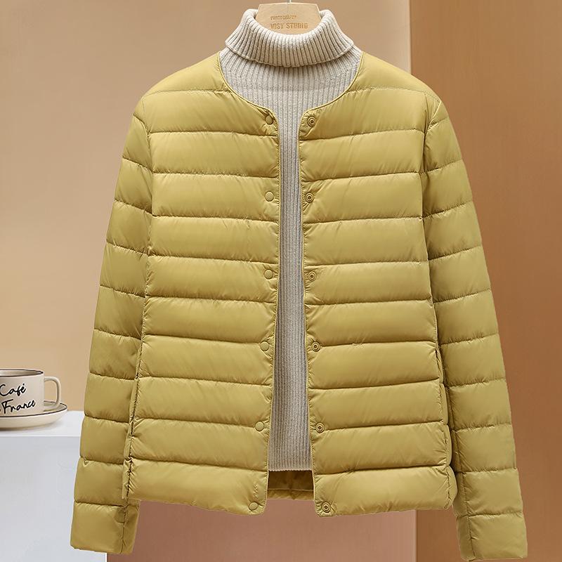 New autumn and winter down light down jacket women's ultra-light short wear compression portable liner jacket