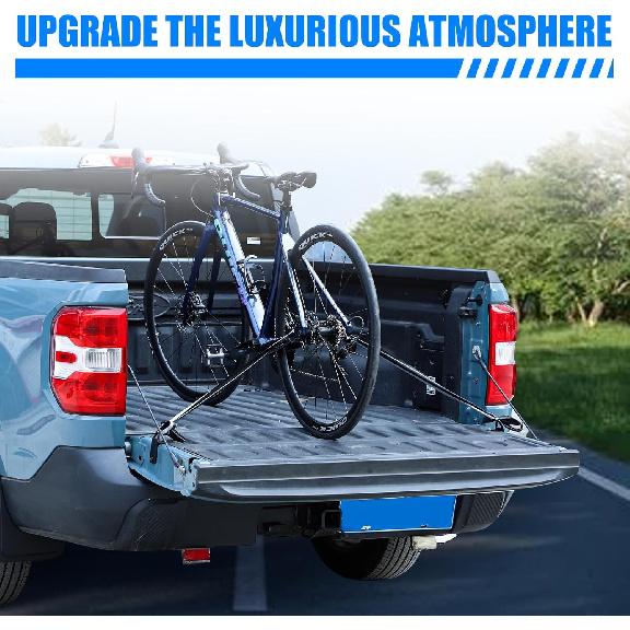 TOYCIDFG Car Tailgate Tie Down Anchors Compatible with Ford Maverick 2022-2025, Bed Rack Rail Accessories Trailers Hook Cargo Bolt Carbon Steel