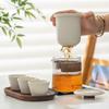 Portable Ceramic & Glass Travel Tea Set